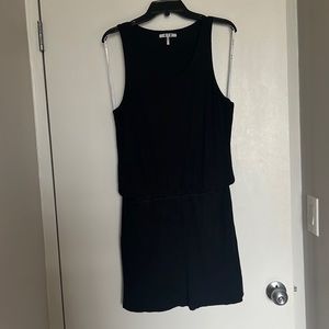 Black Three Dots Tank dress w Pockets